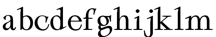 Agger serif Regular Font LOWERCASE