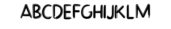 Aggy-Regular Font UPPERCASE