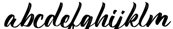 Aghitta Font LOWERCASE