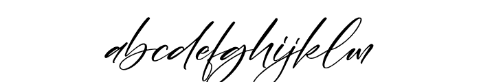 Aghnisty Italic Font LOWERCASE