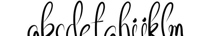 Agidas Font LOWERCASE