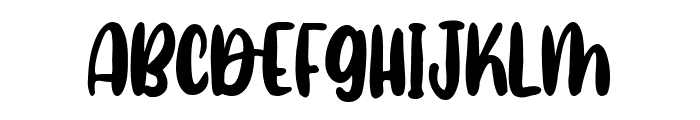 Agile Sloth Font UPPERCASE