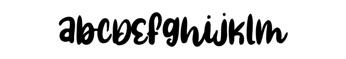 Agile Sloth Font LOWERCASE
