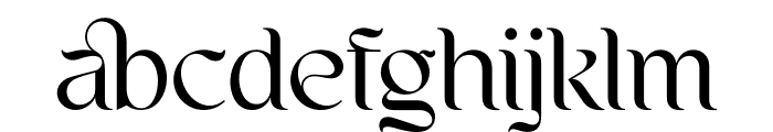 Agilera Font LOWERCASE