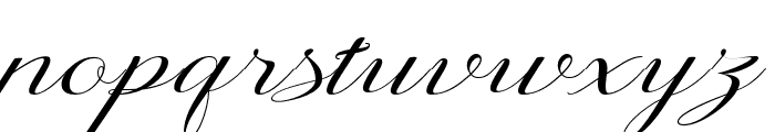 Agilleascript Font LOWERCASE