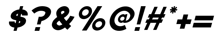 Aginoe Sans Bold Italic Font OTHER CHARS