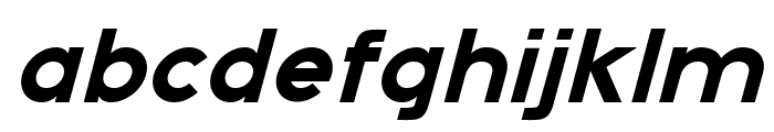 Aginoe Sans Bold Italic Font LOWERCASE