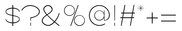 Aginoe Sans Regular Font OTHER CHARS
