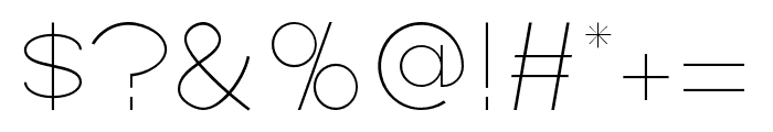 AginoeSans-Regular Font OTHER CHARS