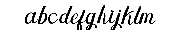 Agirly Font LOWERCASE