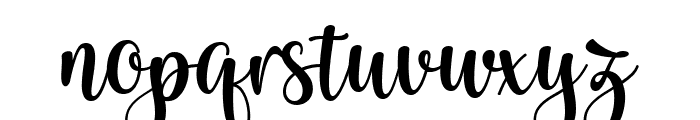 Agisha Script Regular Font LOWERCASE