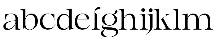 Agista Display Regular Font LOWERCASE