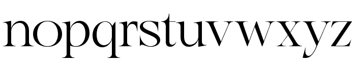 Agista Display Regular Font LOWERCASE