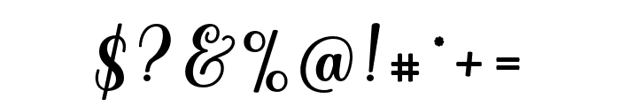 AgistaScript-Regular Font OTHER CHARS