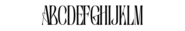 Agitafe Font UPPERCASE