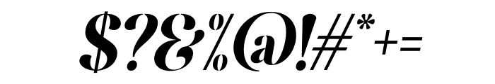 Agitan Italic Regular Font OTHER CHARS