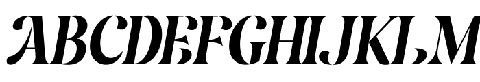 Agitan Italic Regular Font UPPERCASE