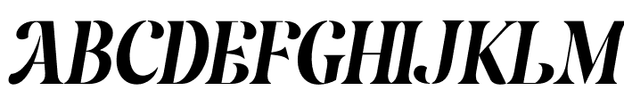 AgitanItalic-Regular Font UPPERCASE