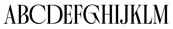 AglioPicasso Font UPPERCASE