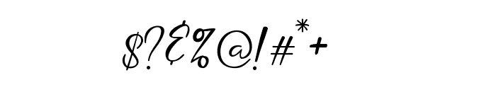 Aglonema-Regular Font OTHER CHARS