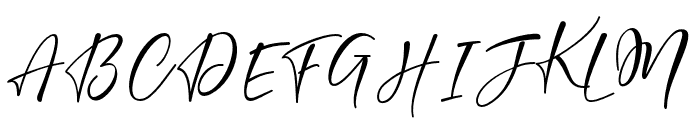 Aglonema-Regular Font UPPERCASE