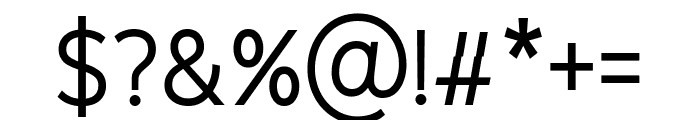 Agnella Semi-Bold Font OTHER CHARS