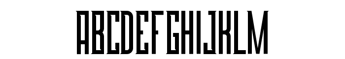 AgnethaBenzami-Regular Font UPPERCASE
