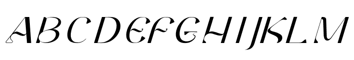 Agnoses-Italic Font UPPERCASE