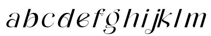 Agnoses-Italic Font LOWERCASE