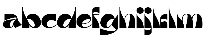 Agoesa Display Regular Font LOWERCASE