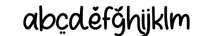 Agonize Font LOWERCASE