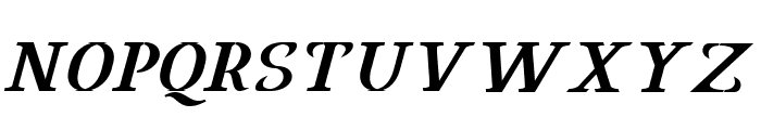 Agrasia Bold Italic Regular Font UPPERCASE