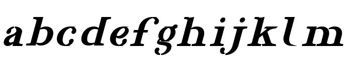 Agrasia Bold Italic Regular Font LOWERCASE