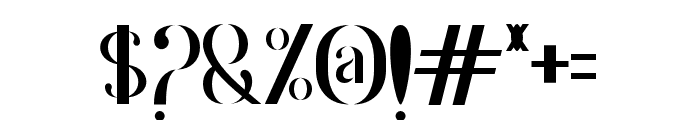 Agrasia-Regular Font OTHER CHARS