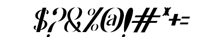 AgrasiaItalic-Italic Font OTHER CHARS