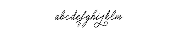 Agustus Signature Regular Font LOWERCASE
