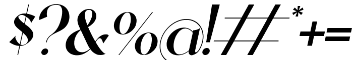 Ahganirya Italic Font OTHER CHARS