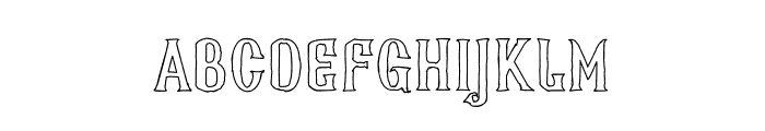 Ahjira Scribble Font LOWERCASE