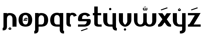 Ahmisya-Regular Font LOWERCASE