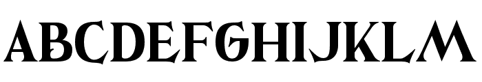 Ahoire-Regular Font UPPERCASE