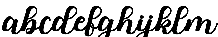 Ahzari Font LOWERCASE