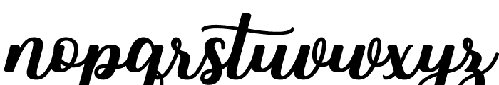 Ahzari Font LOWERCASE