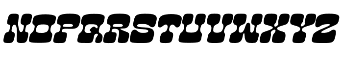 Aiger Slant Font UPPERCASE