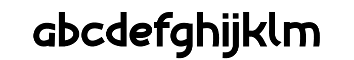 Aiglago Font LOWERCASE