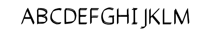 Aiko Regular Font UPPERCASE