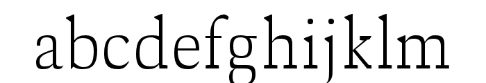 Ailish-Light Font LOWERCASE