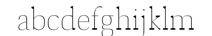 Ailish-Thin Font LOWERCASE