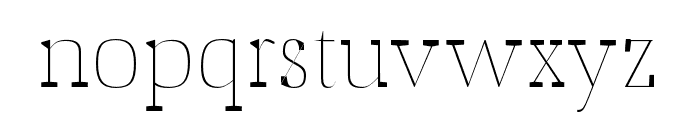 Ailish-Thin Font LOWERCASE