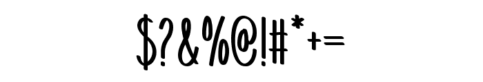 Aim High Font OTHER CHARS