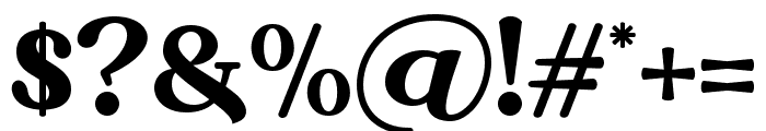 Aima Display Regular Font OTHER CHARS